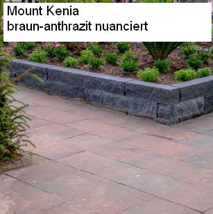 Mount Kenia(braun-anthrazit nuanciert)