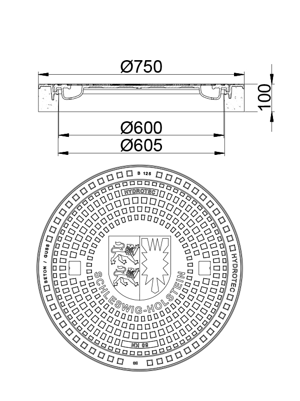 Gullydeckel Kanaldeckel In Hessen